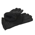 thumbnail image 4 of 1 Pair of Adult One Size Insulated Waterproof Windproof Cold Winter Weather Gloves for Snow, Wind, Rain, Hail, Freezing Temperatures and Harsh Climates in Black, 4 of 6