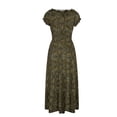 thumbnail image 4 of Kcavykas Robes pour Femmes, Cadeaux de Fête des Mères, Mode Grande Taille Robe Décontractée à Manches Courtes Imprimée Florale Col en V, 4 of 7