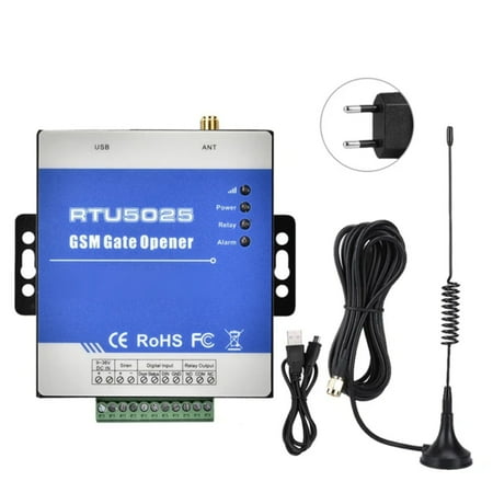 

LIJIFSN Wireless RTU5025 GSM/GPRS Remote Door Access Controller with USB Communication Port - Convenient and Secure GSM Door Opener for 100-240V Power Supply