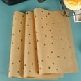 thumbnail image 4 of air fryer oven liners, 11x12 inches, nonstick unbleached rectangular airfryer parchment paper for ninja foodi air fryer toaster ovens, xl airfryer, dehydrator and more (set of 100), 4 of 6