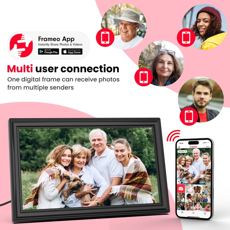 TEMASH 15.6 Inch Large WiFi Digital Picture Frame photo 8