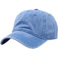 thumbnail image 1 of LinYooLi Casquette de Baseball Rétro Unie pour Femmes Hommes Sensation Denim Tendance Chapeau Crâne Réglable Toutes Saisons Décontracté, 1 of 5