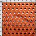 thumbnail image 4 of oneOone Cotton Poplin Twill Orange Fabric Asian Japanese Fan Diy Clothing Quilting Fabric Print Fabric By Yard 56 Inch Wide, 4 of 4