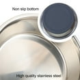 thumbnail image 3 of Stainless Steel Metal Dog Bowls | Nonslip Rubber Bottom Design | Ideal Food Water Bowls Set for Dog, 3 of 5
