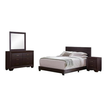 Dorian 4-piece Queen Bedroom Set Brown and Dark Cocoa