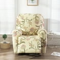 thumbnail image 4 of Funda Estampada para Sillón Reclinable Dznils, Poliéster Elástico, Floral Beige, 4 of 10