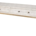 thumbnail image 3 of Benjara Console Table with Two Drawers and Metal Base, White, 3 of 5