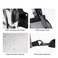 thumbnail image 6 of TINYAT Clear Crossbody Bag for Women Men Lightweight Sling Bag Waterproof Shoulder Bag for Stadium Concert Outdoor Activity, 6 of 7