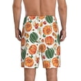thumbnail image 4 of Lsque Autumn Pumpkins Mens Sleep Pajama Shorts,Short Pajama Pants, Cotton Ultra-Soft Knit-Medium, 4 of 9
