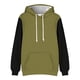 thumbnail image 4 of pstuiky camisas de manga larga para hombre, Sudadera con capucha y cordón ajustable para hombre, cómoda y a la moda. top de hombre xl, 4 of 4