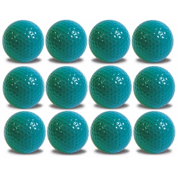 Teal Golf Balls – 12 Pack – Bright Color Visibility Balls by GBM Golf