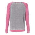 thumbnail image 3 of J America Women's Zen Contrast Crew, 3 of 3