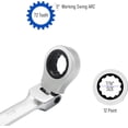 thumbnail image 3 of MKEUDQ-11/16 Inch Flex Ratcheting Combination Wrench | WRN57013, 3 of 4