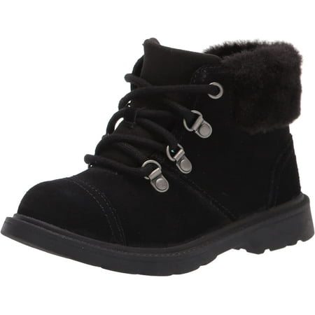 

UGG Unisex-Child T Azell Hiker Weather Fashion Boot Toddler 1-4 Years 7 Toddler Black Suede