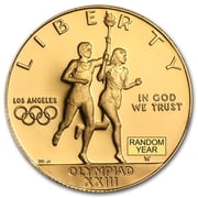 US Mint Gold $10 Commem BU / Proof, 4838 oz Capsule 1984 / 2003