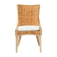 thumbnail image 4 of bali & pari Derris Boho Dining Chair, Light Honey, 4 of 10