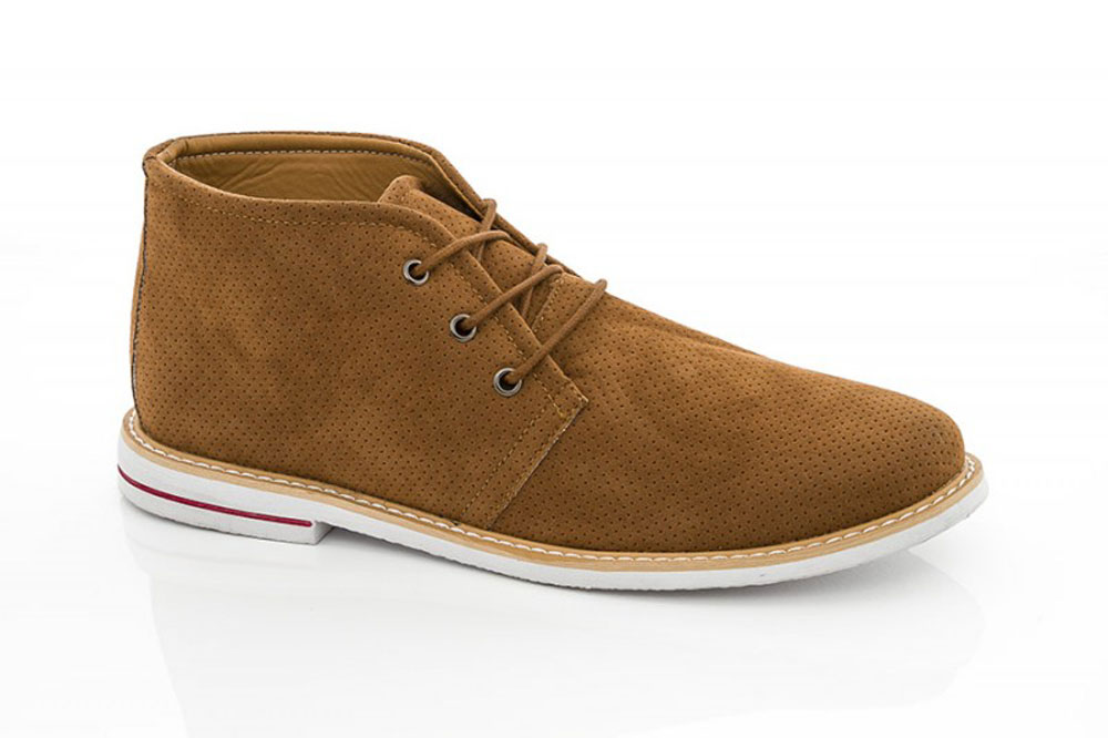 faux suede chukka boots