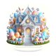 thumbnail image 5 of Easter Figurines 2D Acrylic Home Desk Decoration, 5 of 6