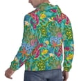 thumbnail image 6 of Lsque Turtles Pattern Casual Men's Hoodie,Hooded Sweatshirt with Kangaroo Pocket,Pullover Hoodie-4X-Large, 6 of 7