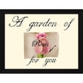 thumbnail image 2 of Jamie Phillip 18x15 Black Modern Wood Framed Wall Art Titled - Pink Rose, 2 of 6