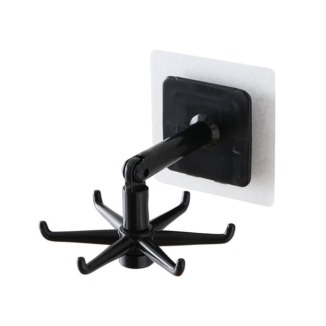 Gadgets Bath Mounted Hanger Rotating Kitchen Accessories Hook Coat Wall 360° Kitchen,Dining & Bar Purse Racks for Purses Stand Hooks for Keys under Shelf Hooks Hooks for Hanging Hanger Wall Mount Rope