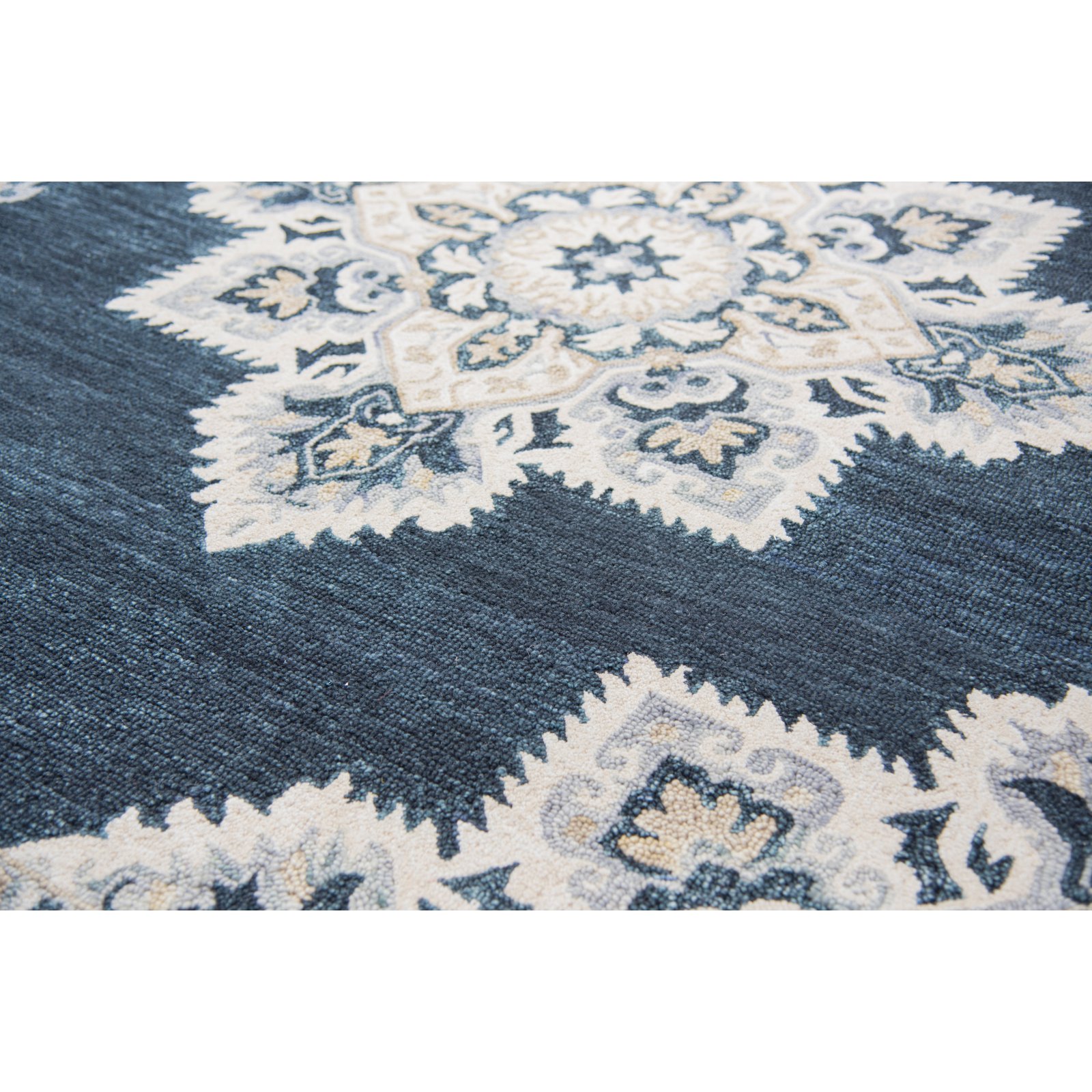 Rizzy Home RS070B Dark Blue 2'6" x 8' Hand-Tufted Area Rug - image 4 of 6