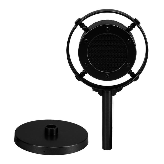 Accessoire de Microphone Rétro, Modèle d'Accessoire de Microphone Style Ancien Haute Simulation pour Costume Fêtes Noir, Or, Argent