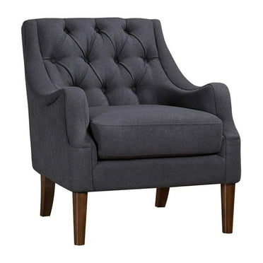 Lexicon Stella Boucle Accent Chair in Dark gray