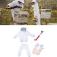 thumbnail image 1 of Promoción de invierno, traje de protección para apicultores profesionales y principiantes con guantes y colmena de abejas., 1 of 5