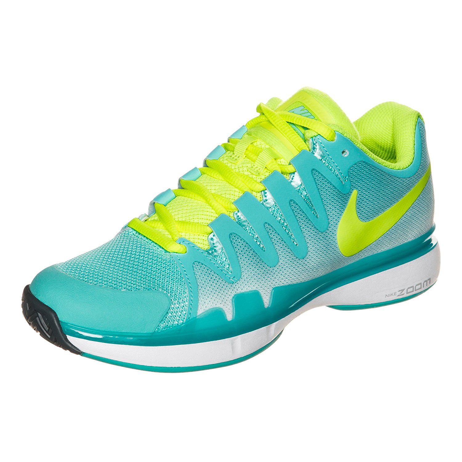 geef de bloem water voor het geval dat Ruwe slaap Nike Women's Zoom Vapor 9.5 Tour Tennis Shoes Light Aqua/Volt Size 6.5M -  Walmart.com