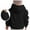 Black, variant on SUXIAN Childrens Custom DIY Long Sleeve Hoodie for Boys and Girls Casual Loose Sport Wear White 5-6 Years