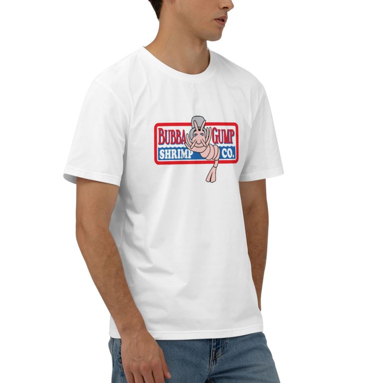 Men'S Bubba Gump Czapka Official Vintage Cotton Crew T Shirts