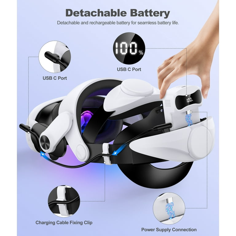   Quest2 128GB＋EliteStrap(未使用) Meta Oculus Elite Strap for Quest 2 (Kit with Battery and