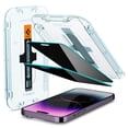 thumbnail image 1 of Protector de pantalla Spigen Glastr EZ FIT Privacy para iPhone 14 Pro Max, 1 of 8