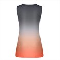 thumbnail image 5 of JINMGG Tank Tops for Women under $5,Women's Casual Printing V-Neck Gradient Sleeveness Tops Loose Vest Blouses Orange S, 5 of 7