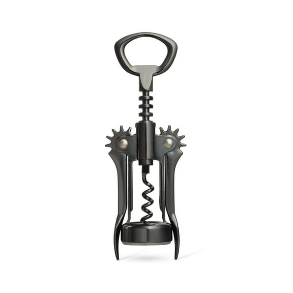 Thyme & Table Stainless Steel Winged Corkscrew, Black