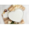 thumbnail image 2 of Way to Celebrate 1pk White Ceramic Heart Serving Tray, 2 of 5
