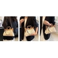 thumbnail image 2 of Kukuzhu Straw Tote Bag for Women Mini Pearl Handbag Purses Summer Woven Crossbody Shoulder Bag Straw Beach Bag with Heart Handle, 2 of 7