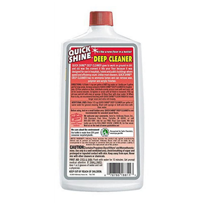quick shine concentrated deep cleaner; 27 oz. 