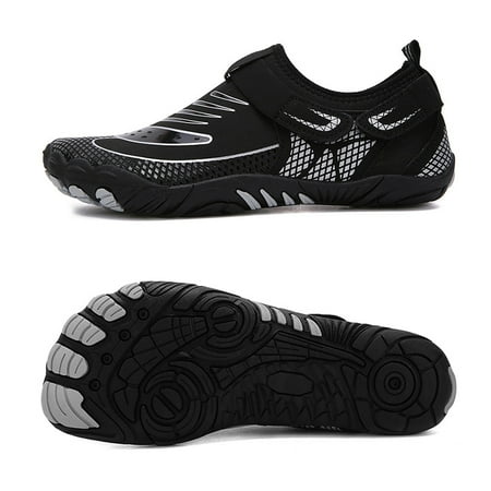 

Barerun Mens Water Sport Shoes Barefoot Aqua Socks Black