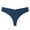Blue, variant on Womens Low Waist Ice Silk Seamless Thong - Polyester, Breathable, S-XXL