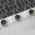 thumbnail image 4 of Feelyou Grey Mandala Damask Black Out Curtains, Boho Snake Curtains Pack of 2 (42x63 Each), 4 of 6