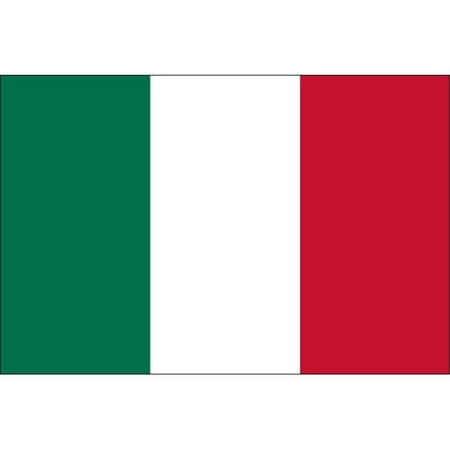 Outdoor Italian - Eder Flag 32121 3 x 5 ft. 200 Denier Nylon Italy Outdoor Flag