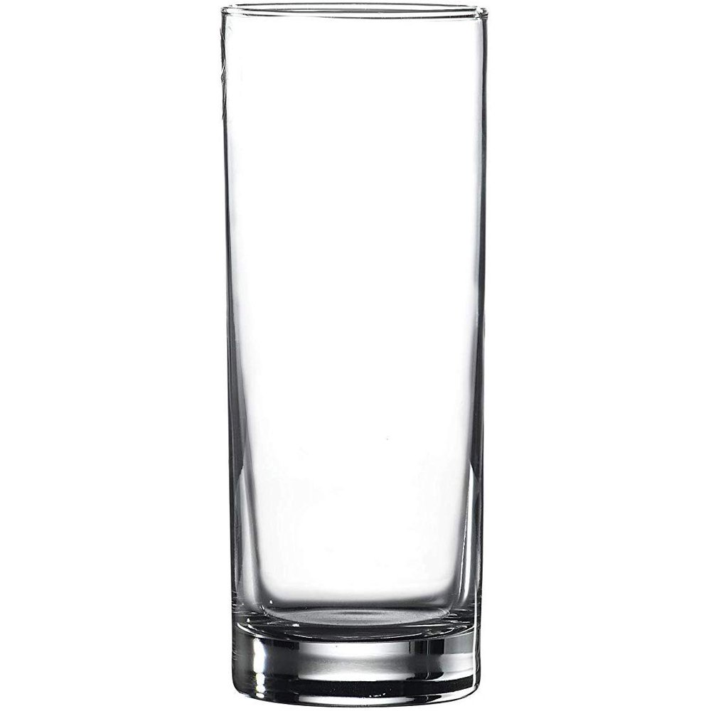 Vikko Clear 12.25 Ounce Classic Highball Drinking Glasses Thick and