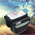 thumbnail image 4 of DUUTI Front Bike Bag Long-time Service Premium Material Assorted Colors Waterproof Cycling Pouch Phone Mount Bicycle Accessories Red【L】, 4 of 10