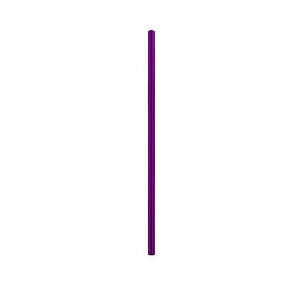 8.5-Inch Stainless Steel Drinking Straws, Reusable 0.25-Inch Slim Straight Metal Straws for Cold Beverages, Cocktails, and Eco-Friendly Use Drinking Straws #A2 Purple_069