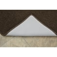 thumbnail image 3 of Garland Rug Queen Cotton 24 in. x 40 in. Washable Bath Rug Chocolate, 3 of 5