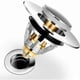 thumbnail image 1 of Universal Pop-Up Sink Drain, Anti-Clog Drain Filter,Bathtub Drain and Valve, Anti-Odor Hair Filter for Holes 1.33 to 1.49, 1 of 4