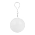 thumbnail image 4 of 4 Pcs Disposable Ball Poncho Unisex Easy Carry Keyring Ball Raincoat Rain Poncho Rainwear Keyring Ball Practical (White, Yellow, Red, Green), 4 of 8
