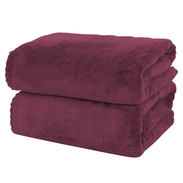 Moonqueen Juego de 2 toallas de baño premium Secado rápido Toallas de microfibra de terciopelo coral altamente absorbentes Uso multiusos como baño, fitness, baño, ducha, deportes, toalla de yoga